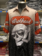 Load image into Gallery viewer, Petrolhead logo professional race team jerseys with snap front
