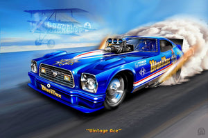 Ron Capps "Vintage Ace" Fuel Funny Car Poster