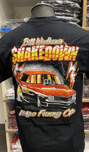 Men's Black Shakedown Nitro Funny Car Tee