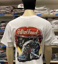Load image into Gallery viewer, Men&#39;s White Petrolhead Fuel Altered Tee
